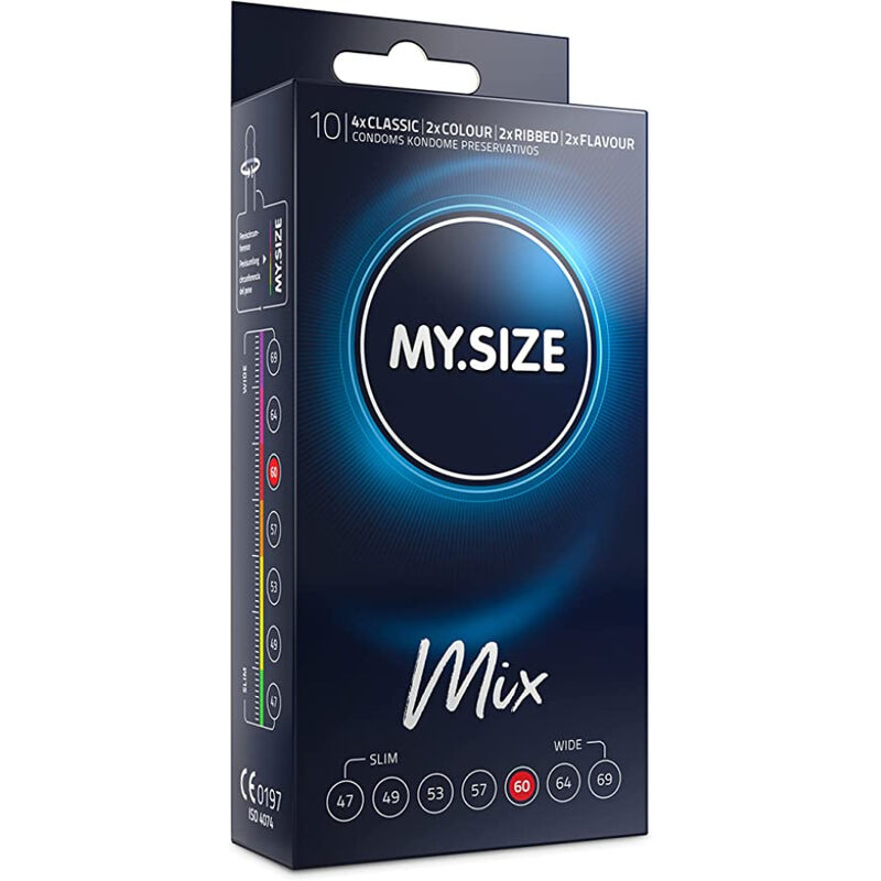 Préservatifs MY.SIZE Mix standard, 60 mm, 10 pièces