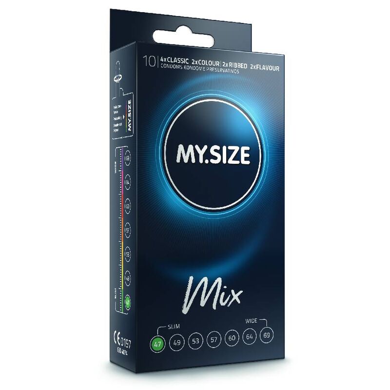 Préservatifs MY SIZE Mix 47 mm, 10 pièces