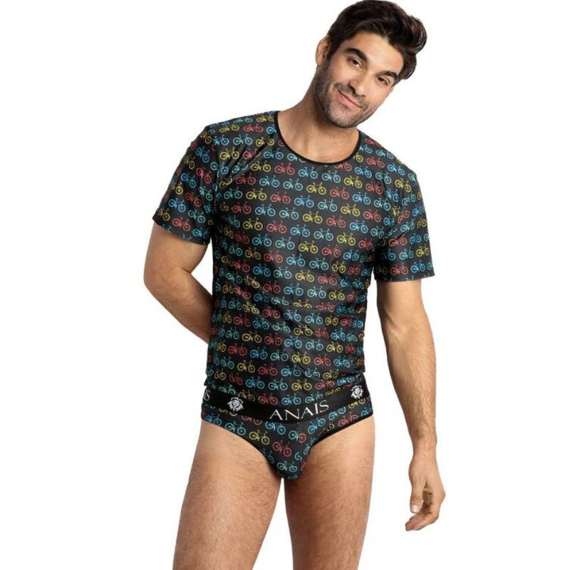 Tee shirt homme moulant en stretch pour une silhouette sexy ANAIS