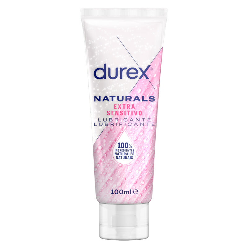 Gel lubrifiant Durex Naturals Extra Sensitive à base d’eau, 100 ml