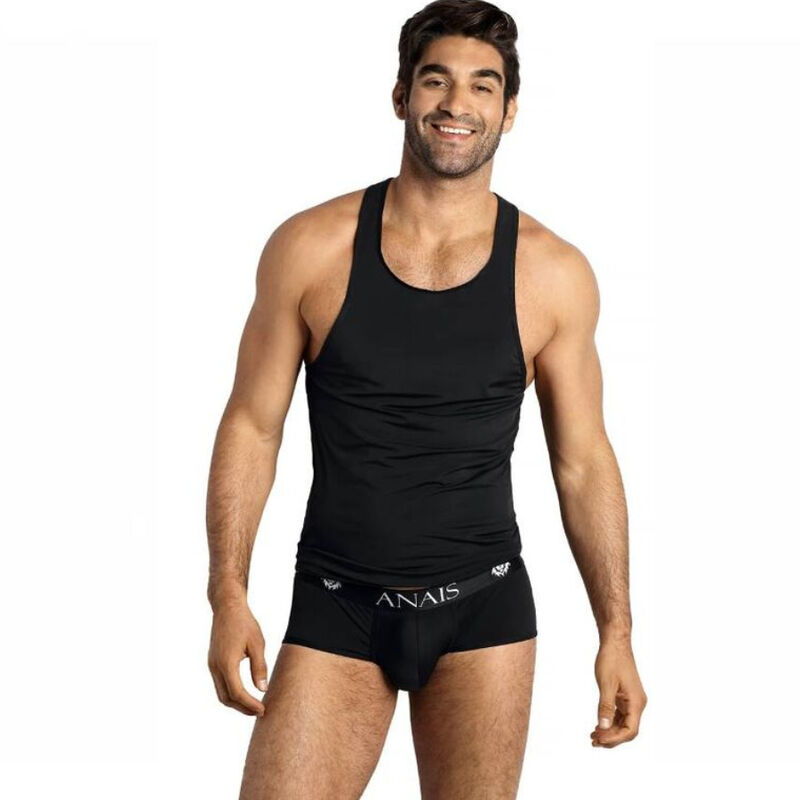 Débardeur homme près du corps en microfibre douce, pétrole, taille S ANAIS