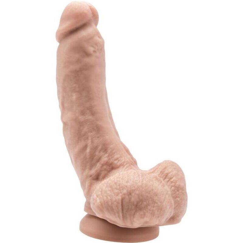 Dildo GET REAL avec testicules, couleur chair, 20,5 cm