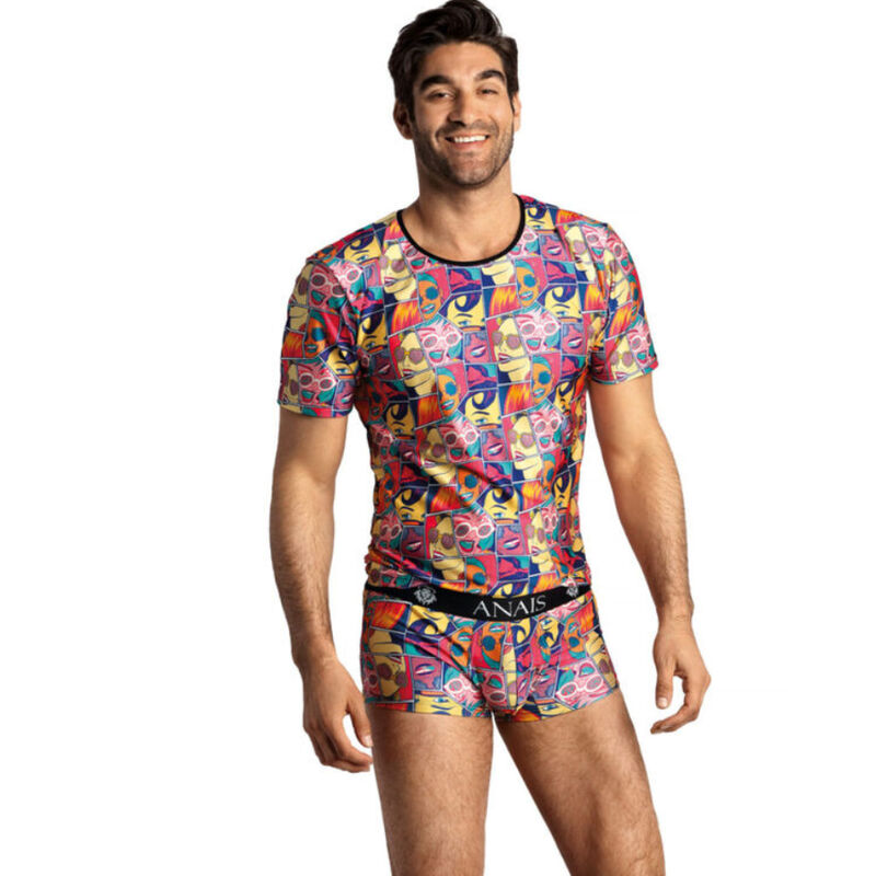 T shirt comic près du corps en stretch doux, pour un confort optimal ANAIS