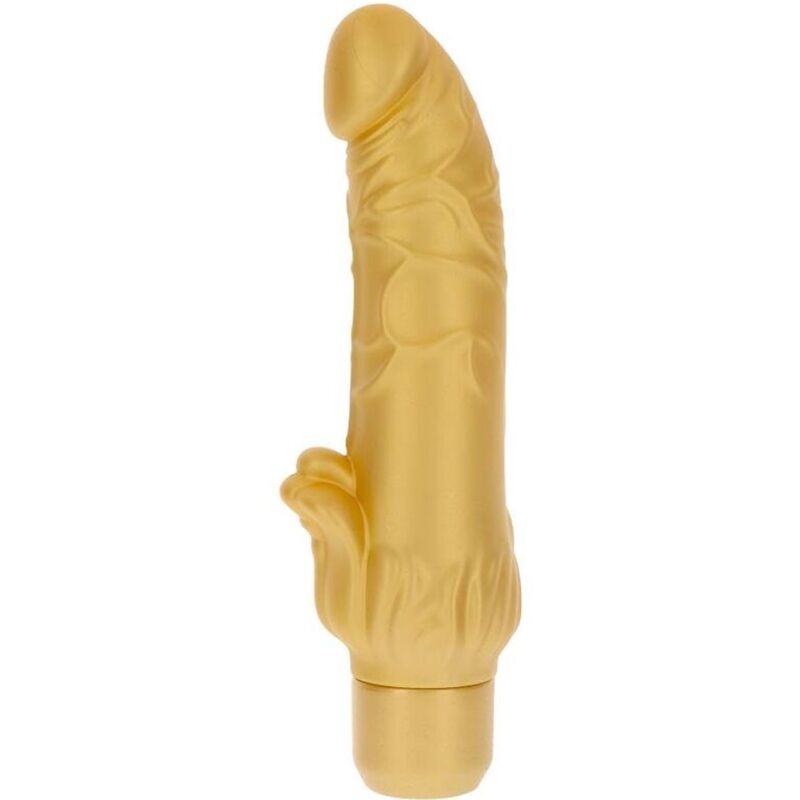 GET REAL Gold Dicker Stim, vibromasseur réaliste