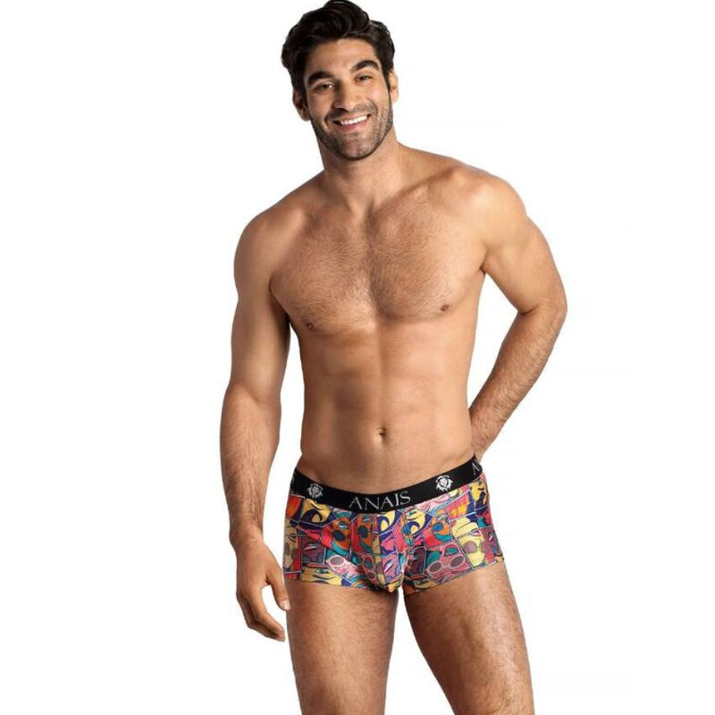 Boxer en matière extensible douce avec imprimé BD, coupe confortable et jambes longues ANAIS