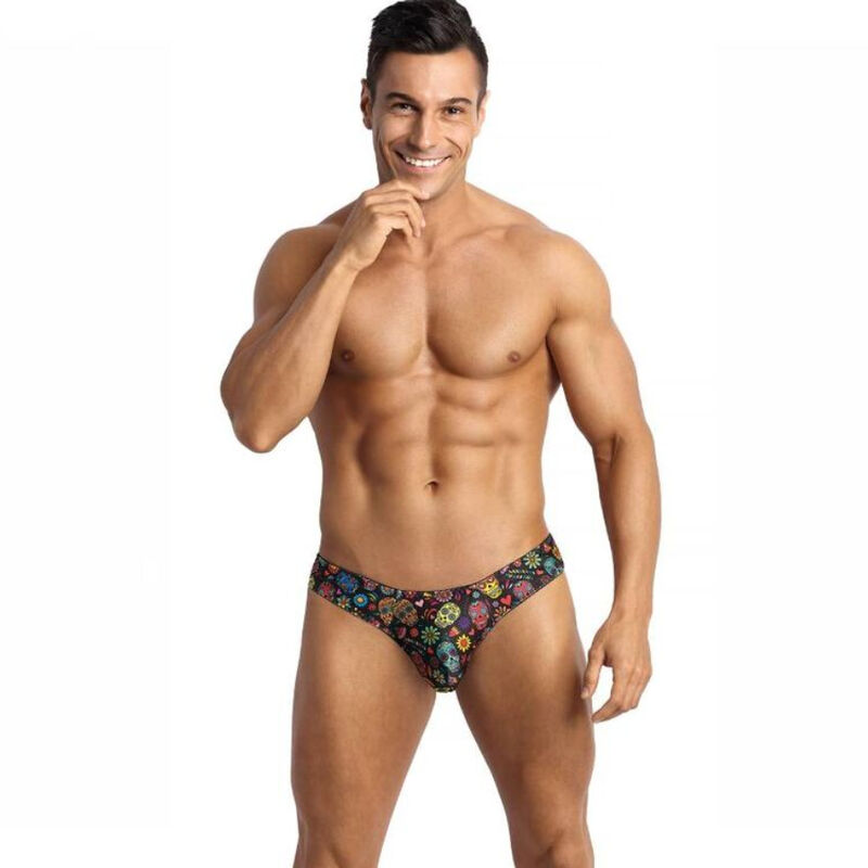 String homme confortable en matière stretch douce, avec une fine ceinture élastique pour un confort optimal ANAIS