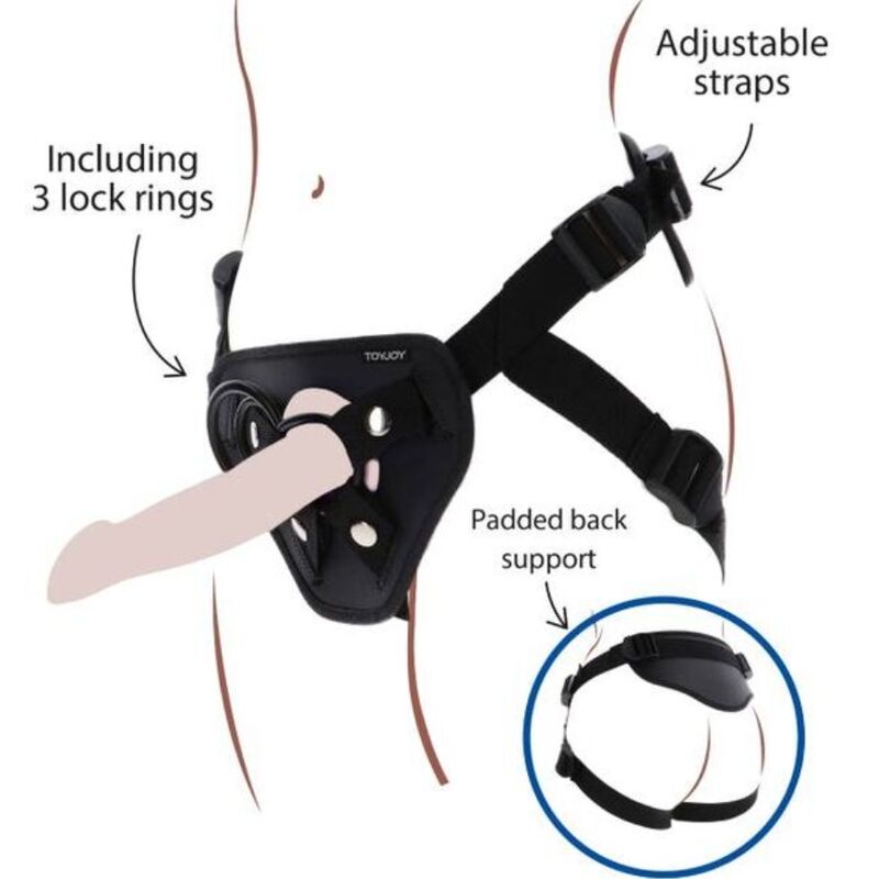 Harnais de strap-on GET REAL Deluxe noir
