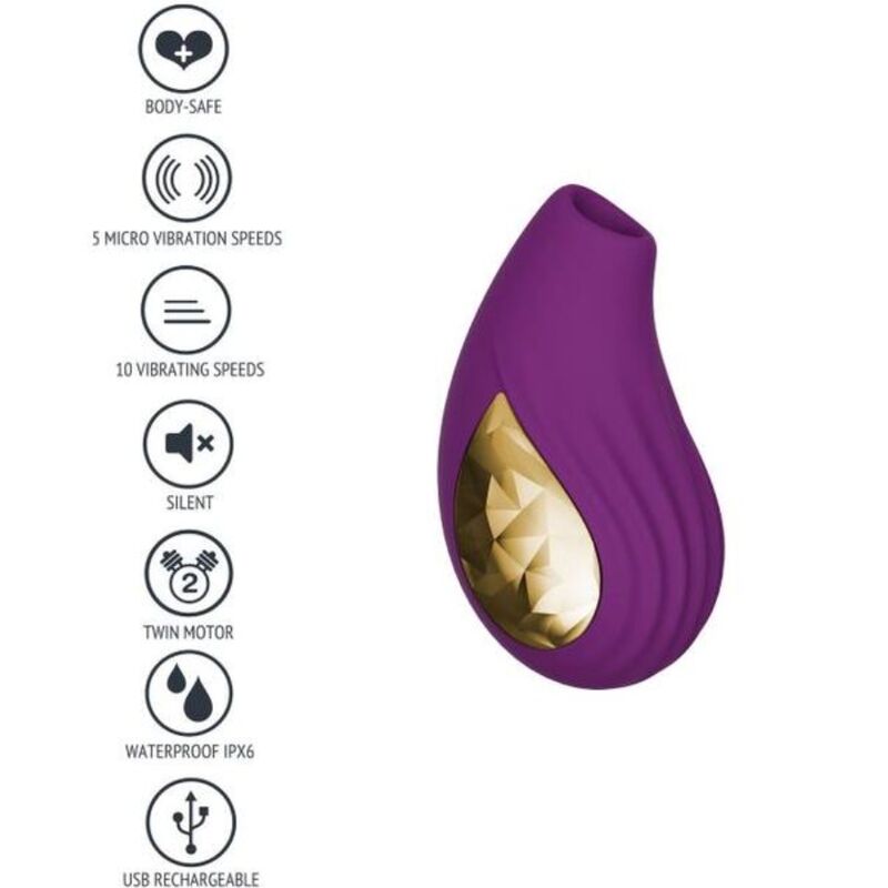 XOCOON Divine Love stimulateur clitoridien à ondes de pression, violet