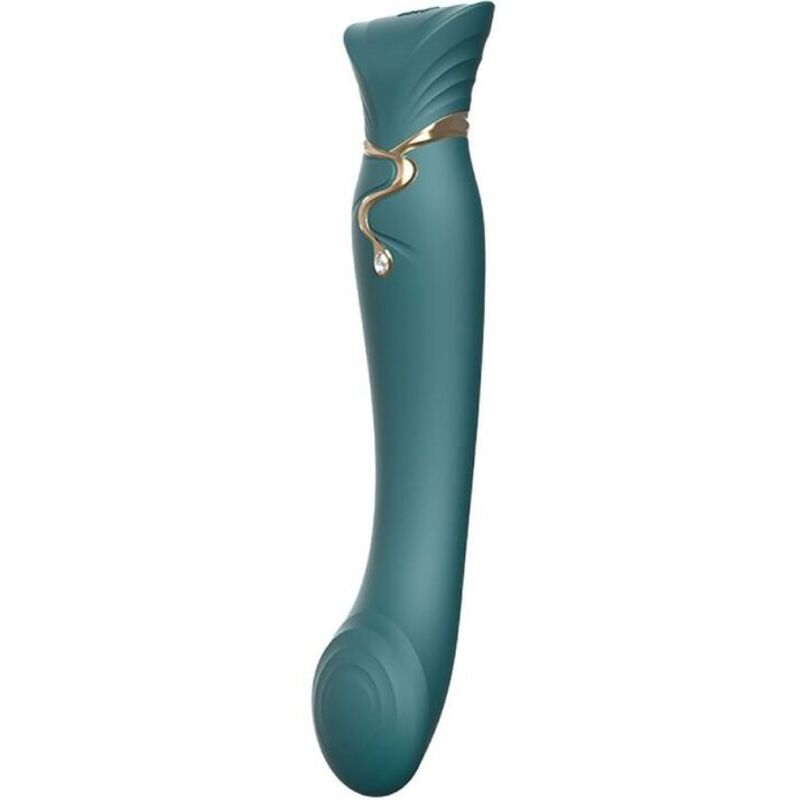 Vibromasseur point G ZALO Queen G Spot PulseWave, vert