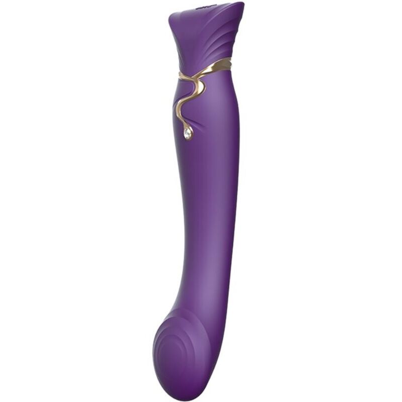 Vibromasseur point G ZALO Queen PulseWave, violet