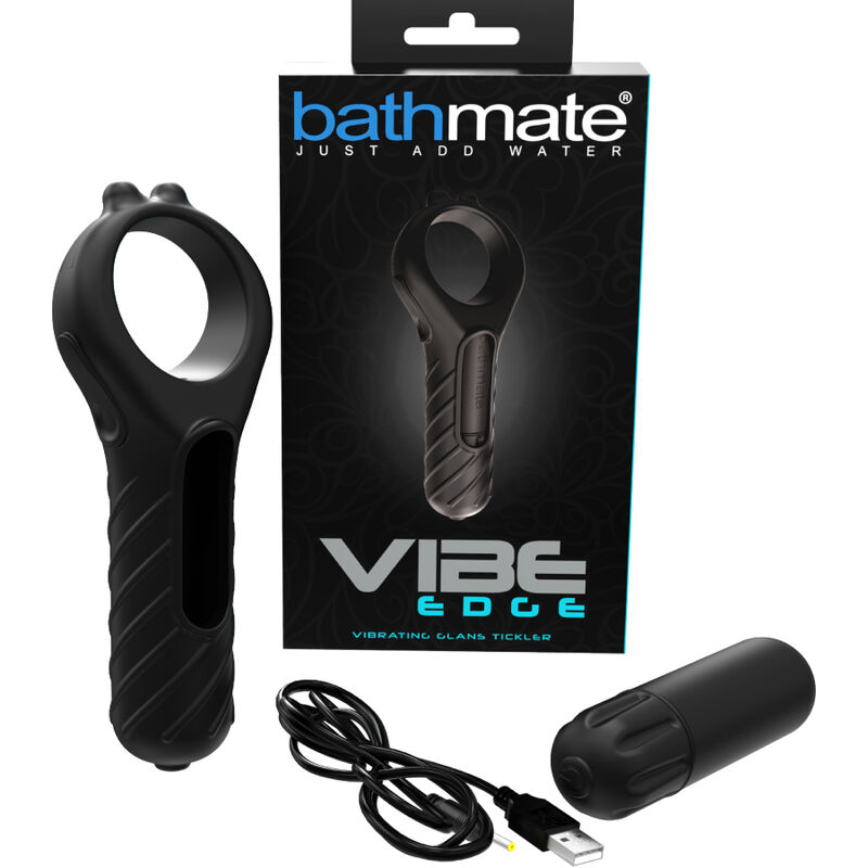 BATHMATE Vibe Edge, anneau vibrant pour pénis