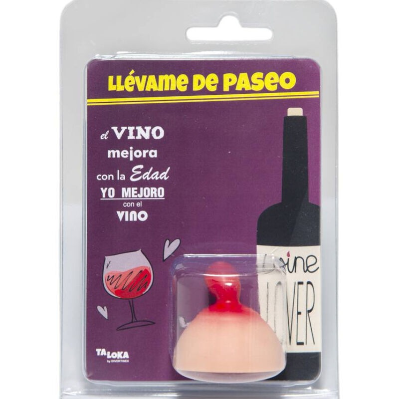 Bouchon de bouteille de vin TALOKA en forme de poitrine