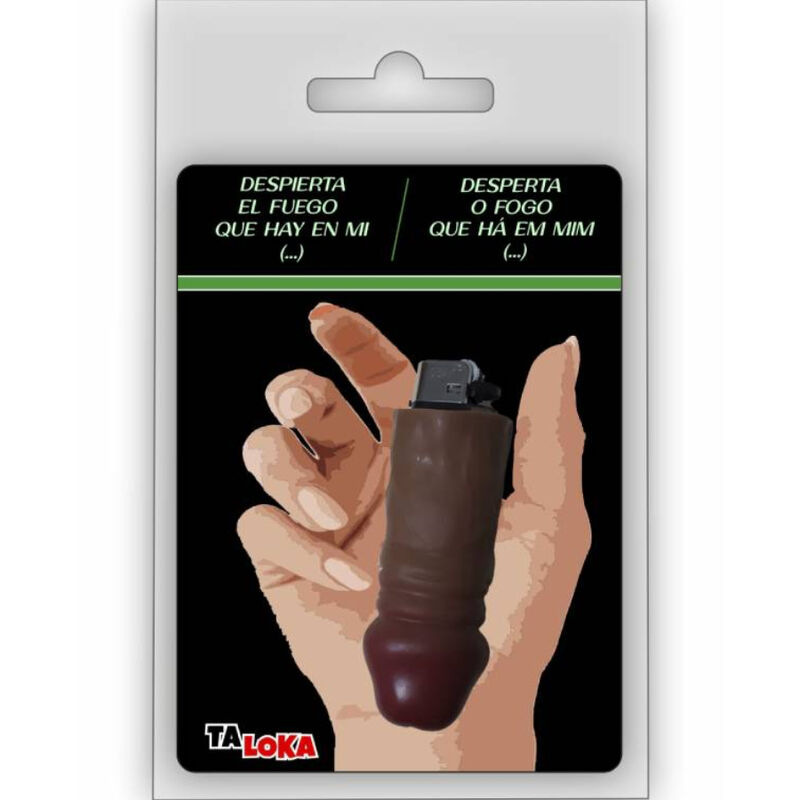 Briquet fantaisie rechargeable TALOKA en forme de pénis