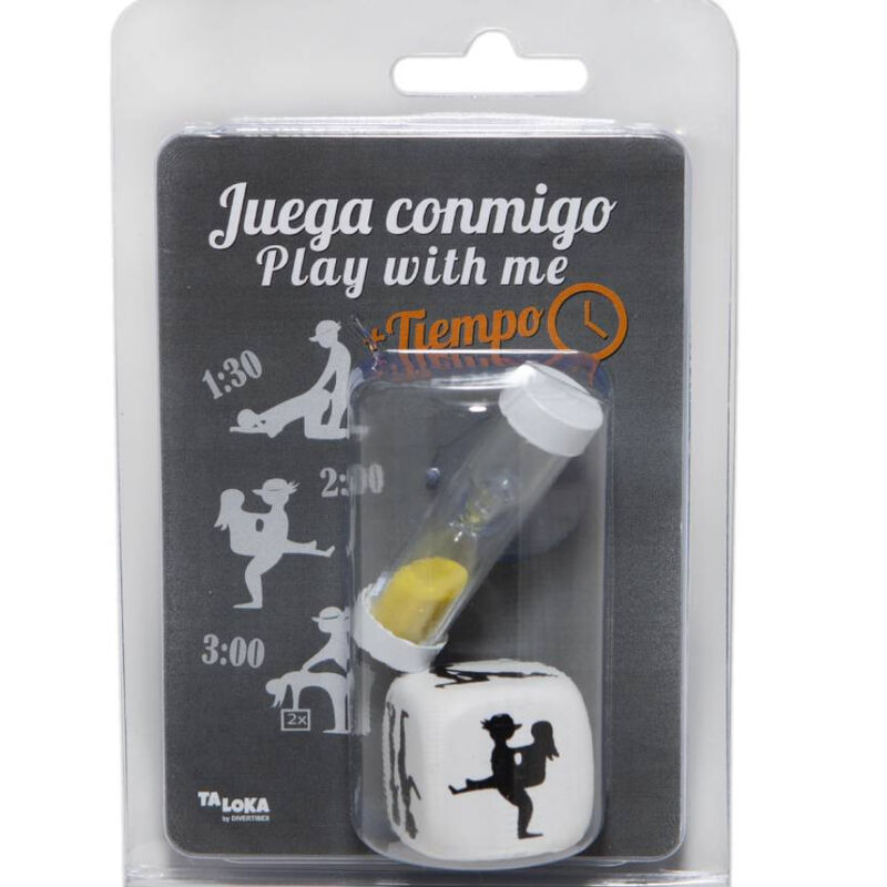 TALOKA Play With Me, jeu érotique avec dé et sablier