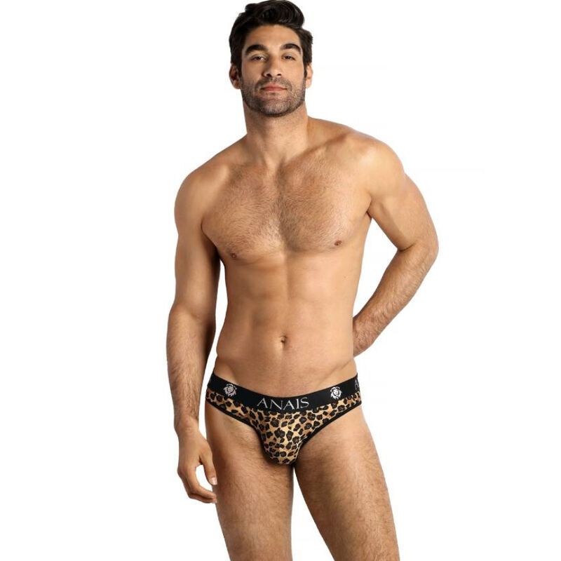 Slip homme en microfibre douce à imprimé animal, ceinture élastique confortable ANAIS