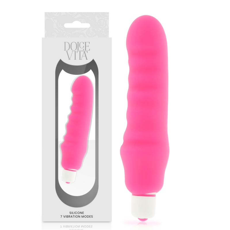 Dolce Vita Genius vibromasseur clitoridien en silicone, rose