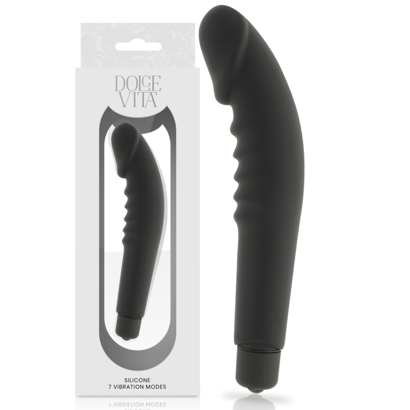 Dolce Vita Realistic Pleasure, vibromasseur avec gaine en silicone amovible