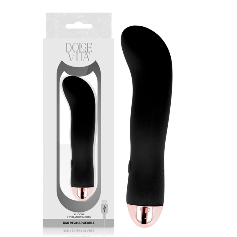 Mini vibromasseur Dolce Vita Two, noir