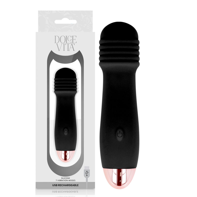 Stimulateur clitoridien Dolce Vita Three, noir
