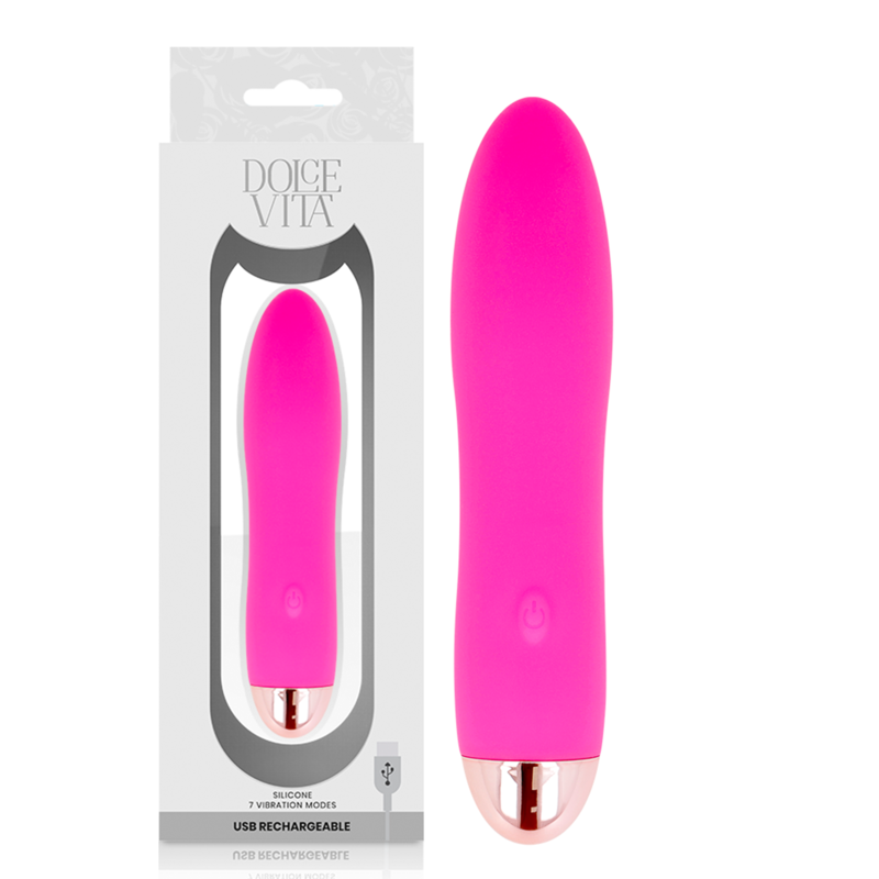 Mini vibromasseur Dolce Vita Four, rose