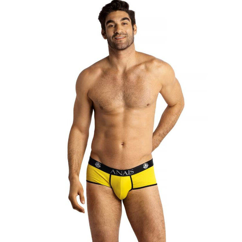 Slip sportif jaune à la coupe parfaite, en matière douce ANAIS