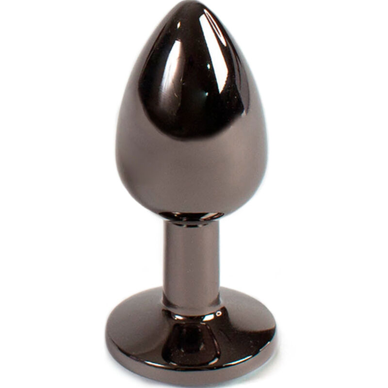 Plug anal SECRETPLAY en aluminium, finition gunmetal, 7 cm
