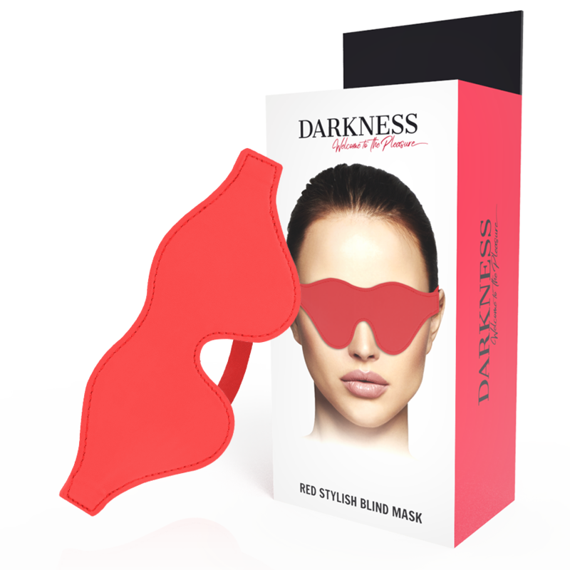 Bandeau pour les yeux DARKNESS BONDAGE, rouge