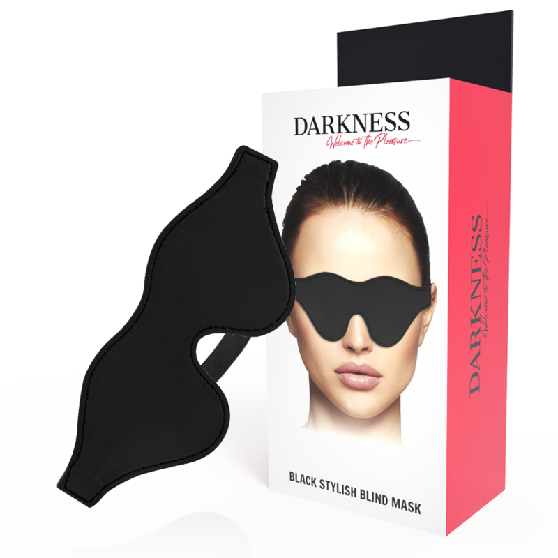 Bandeau pour les yeux noir DARKNESS avec élastique réglable