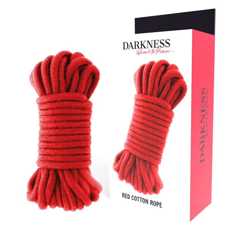 DARKNESS BONDAGE corde de bondage rouge en coton