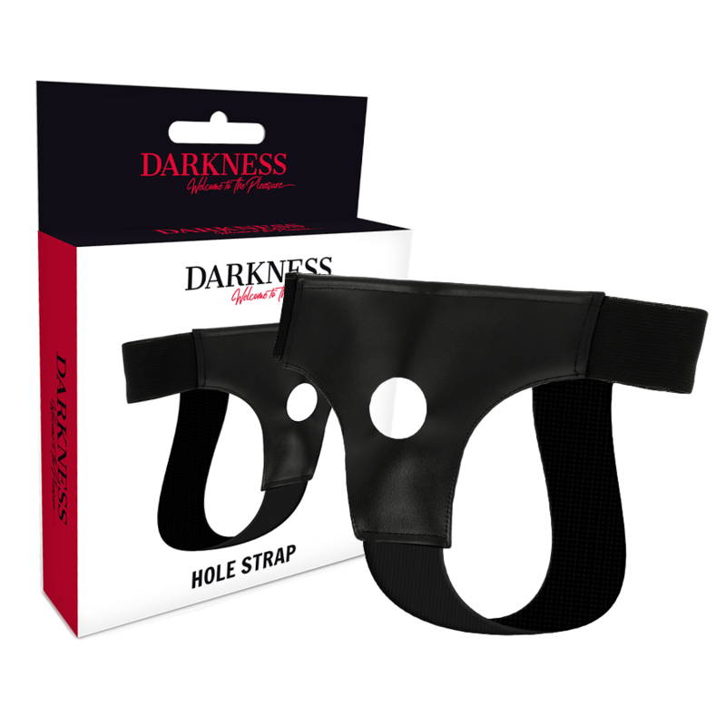DARKNESS SENSATIONS Harnais strap-on avec ouverture