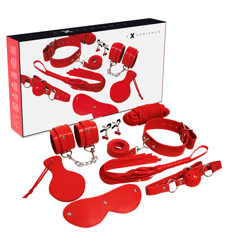 Coffret cadeau sextoys BDSM EXPERIENCE Red Series