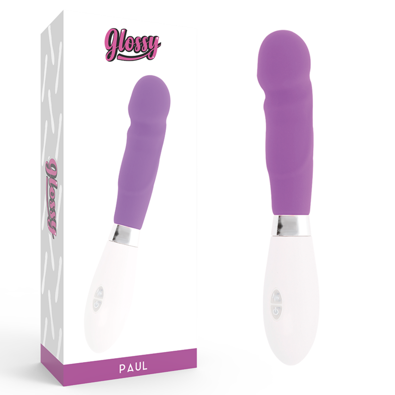 GLOSSY Paul, vibromasseur pour point G violet