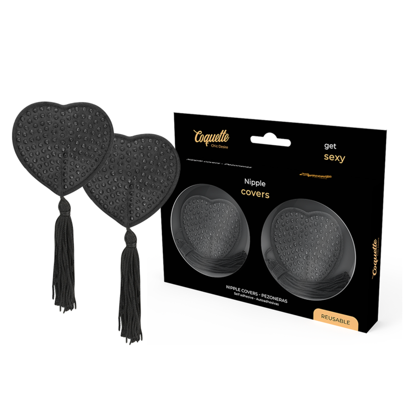 Cache-tétons noirs Coquette Chic Desire