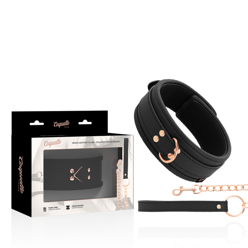 Collier BDSM Coquette Chic Desire avec laisse