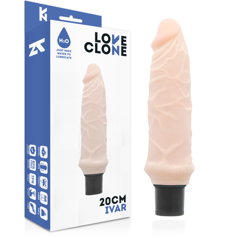 LOVECLONE Ivar, vibromasseur réaliste à lubrification automatique