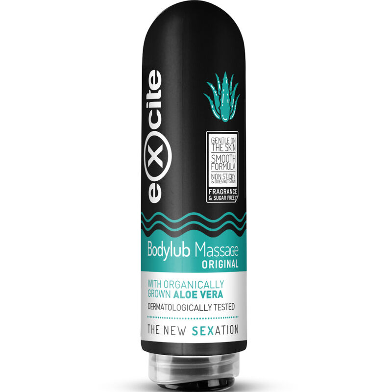 Gel de massage EXCITE Bodylub Massage Original à l’aloe vera, 200 ml