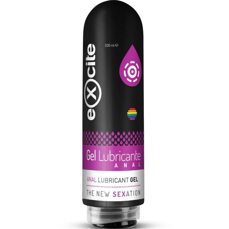 Gel lubrifiant anal EXCITE, parfum fraise, 200 ml