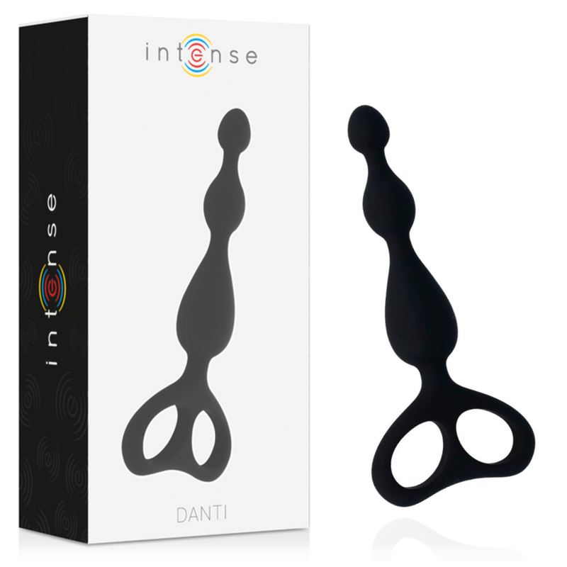 INTENSE Black Anal Danti, gode anal en silicone