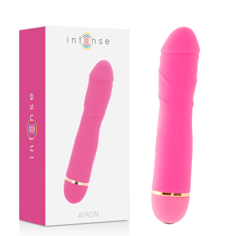 Vibromasseur en silicone INTENSE Airon rose