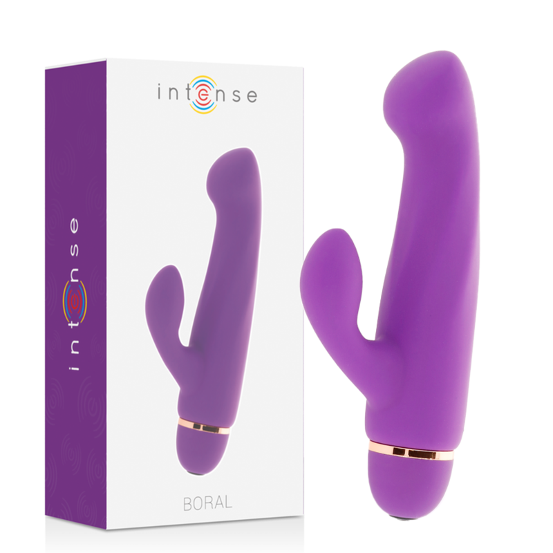 Vibromasseur rabbit INTENSE Boral en silicone, lilas