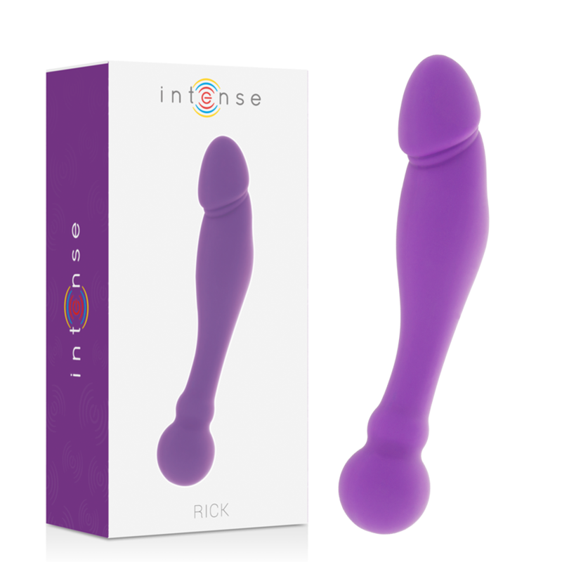 Dildo en silicone INTENSE Rick Dual, lilas