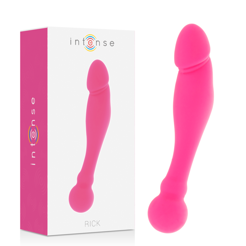 Gode double en silicone INTENSE Rick Dual, rose
