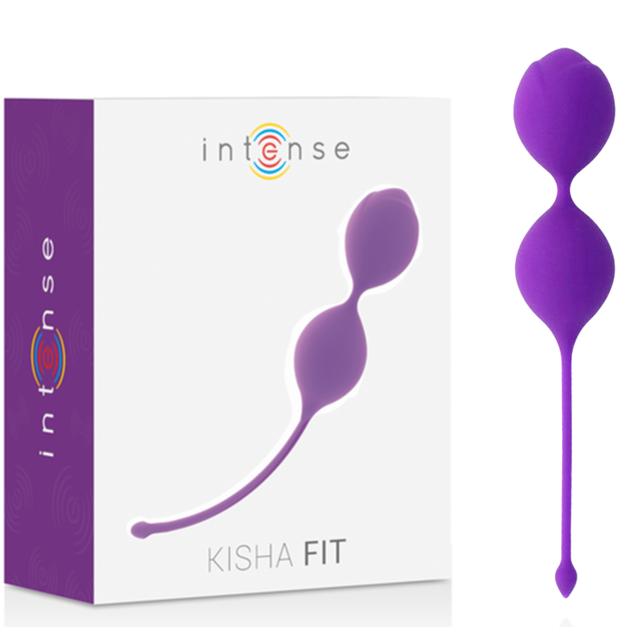 Boule de geisha INTENSE Kisha Fit en silicone, couleur lilas