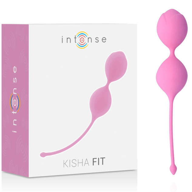 Boules de geisha en silicone INTENSE Kisha Fit, rose