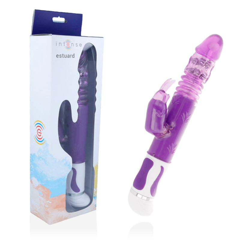 Vibromasseur rotatif INTENSE Estuard Up&Down, couleur lilas