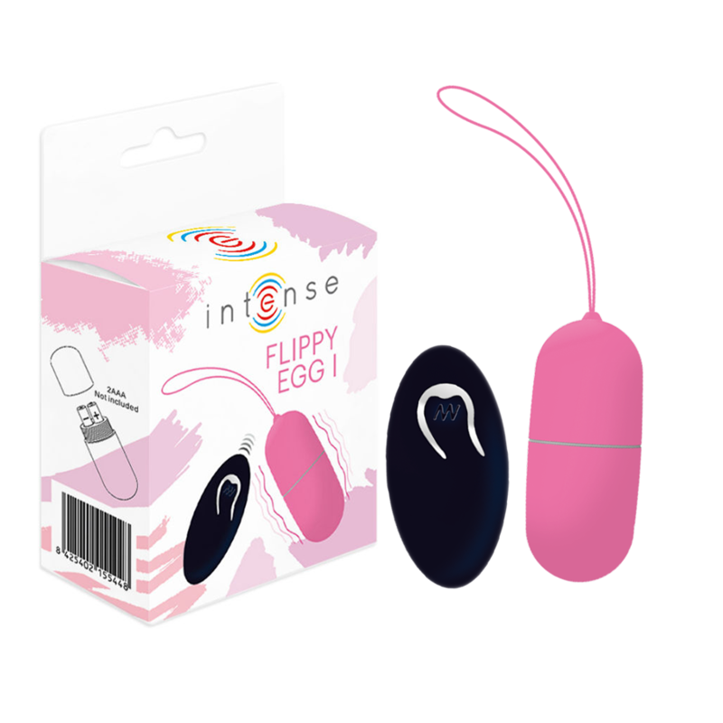 Œuf vibrant INTENSE Flippy I avec télécommande, rose