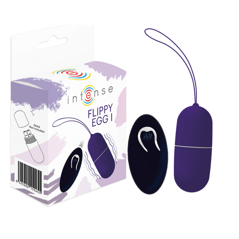 Œuf vibrant INTENSE Flippy I avec télécommande, violet