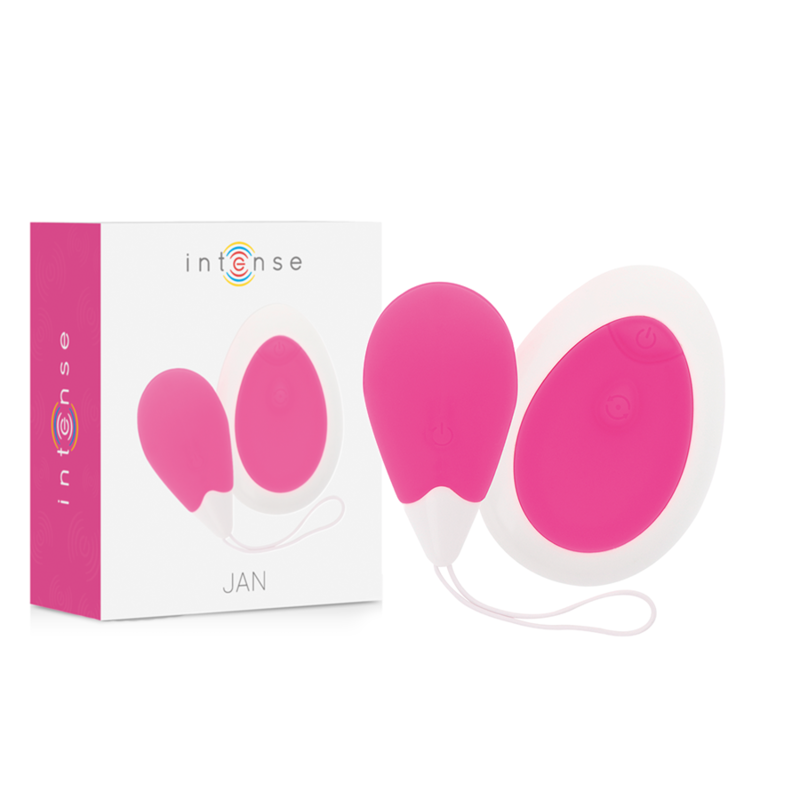Œuf vibrant INTENSE Jan avec télécommande, rose
