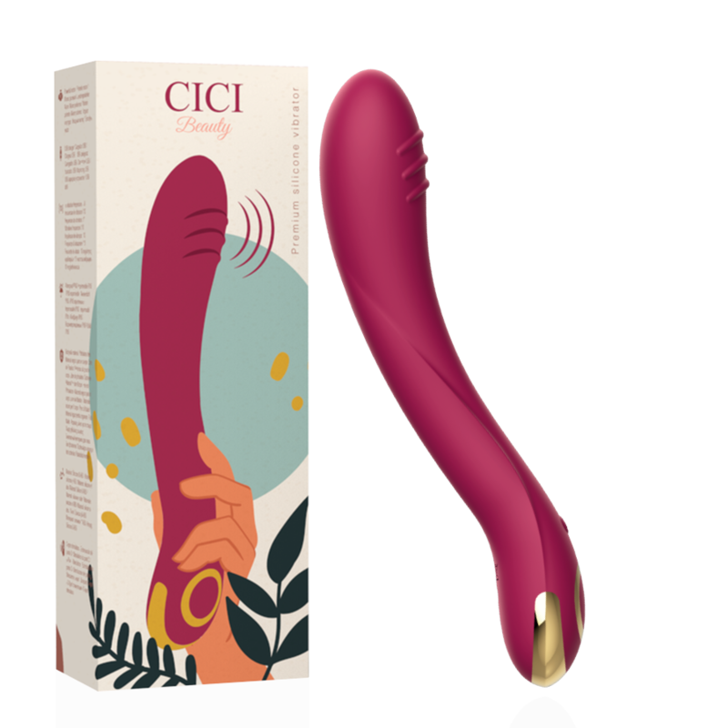 CICI BEAUTY : vibromasseur point G premium en silicone
