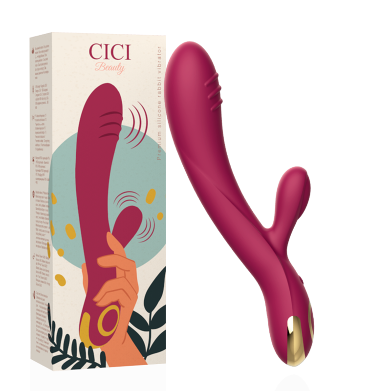 Vibromasseur rabbit CICI BEAUTY en silicone